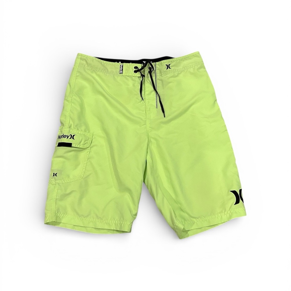 Hurley Men's Bright Green Board Shorts